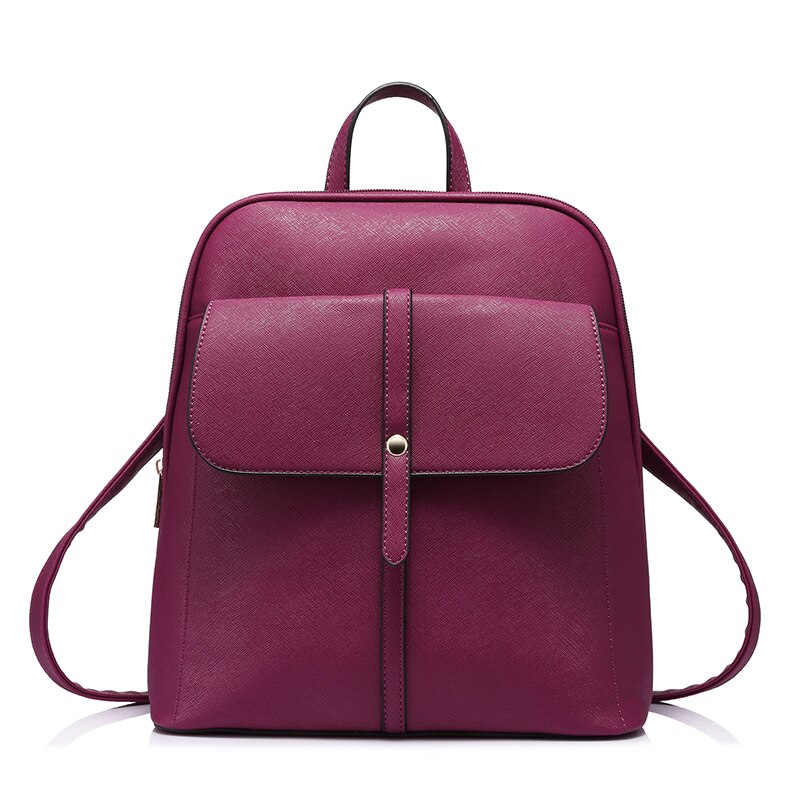 [FLASH ] LOVEVOOK frauen rucksäcke schule taschen für teenager mädchen schulter tasche weibliche kleine rucksack für schule/ reise: style 1-Burgundy