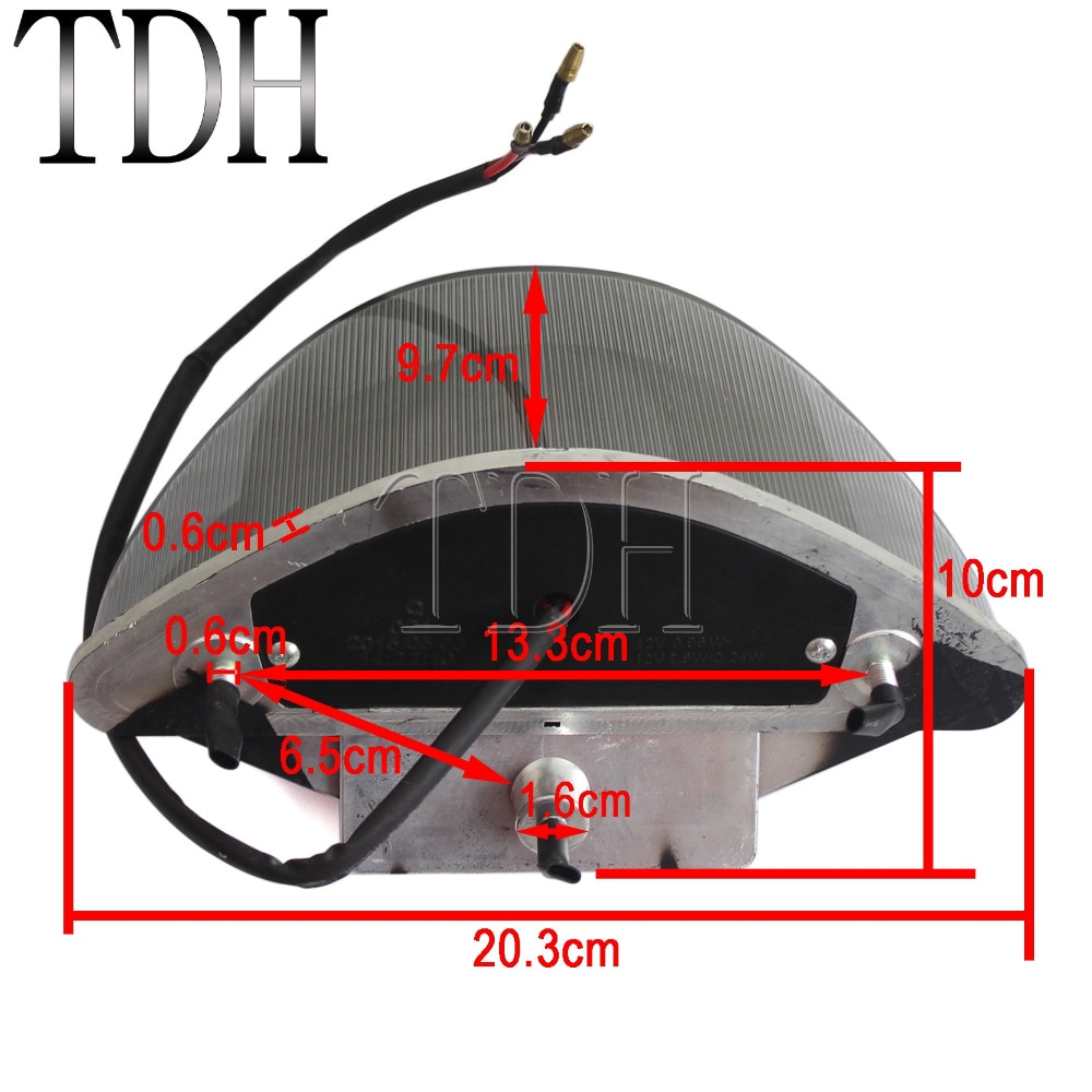 Motorcycle Rear Turning Tail Light LED Brake Stop Lamp For BMW F650 F650GS F650ST F800S F800ST R1200GS