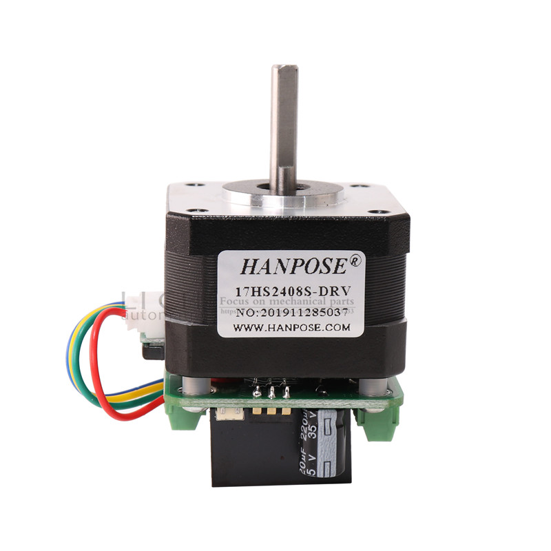 17HS2408S 17HS3401S 17HS4401S-DRV 2 Fase Vier Draads Stappenmotor Met Micro Back Driver 0.6A 12N.CM Voor 3D Printer Accessoires