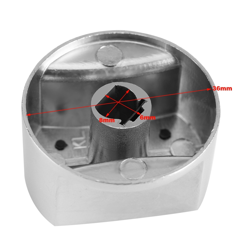 2pcs Universal Gas Stove Cooker Part Control Knobs Replacement Metal Switch For Gas Stove Cooking Tool