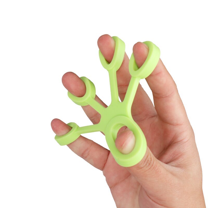 Hand Gripper Silicone Finger Expander Exercise Hand Grip Wrist Strength Trainer Finger Exerciser Resistance Bands Fitness Massag
