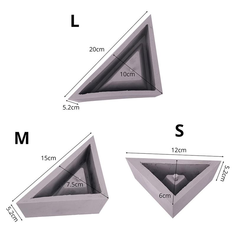 Fioriera di cemento Stampo in silicone Rombo A Forma di Esagono Geometrico Decorazione Della Casa Del Mestiere Invasatura Piante Succulente Cemento Vaso di Stampi
