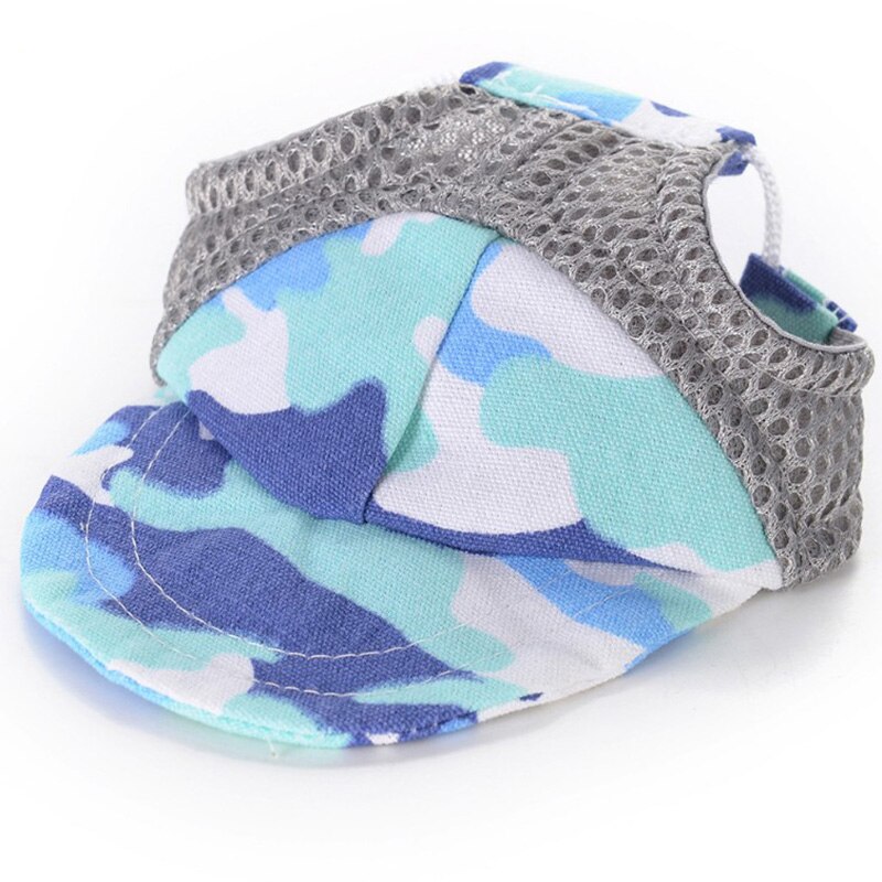 Zonnehoed Voor Honden Leuke Huisdier Casual Katoen Baseball Cap Chihuahua Yorkshire Hond Hoed Pet Producten: blue Dog Hat / S
