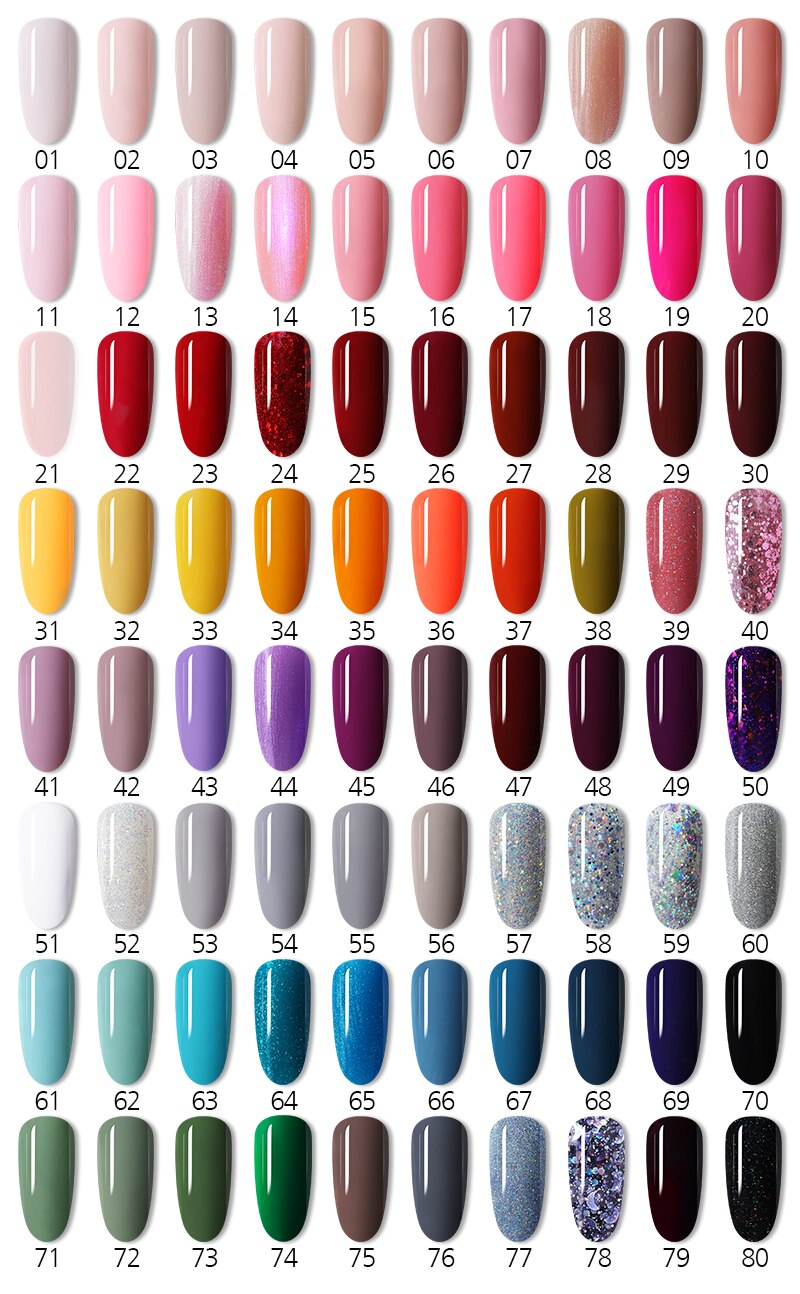 Neglesæt uv led lampe tørretumbler negle gel lak kit farverigt soak off uv gel værktøj sæt negle stickers til nail art gør det selv værktøjer