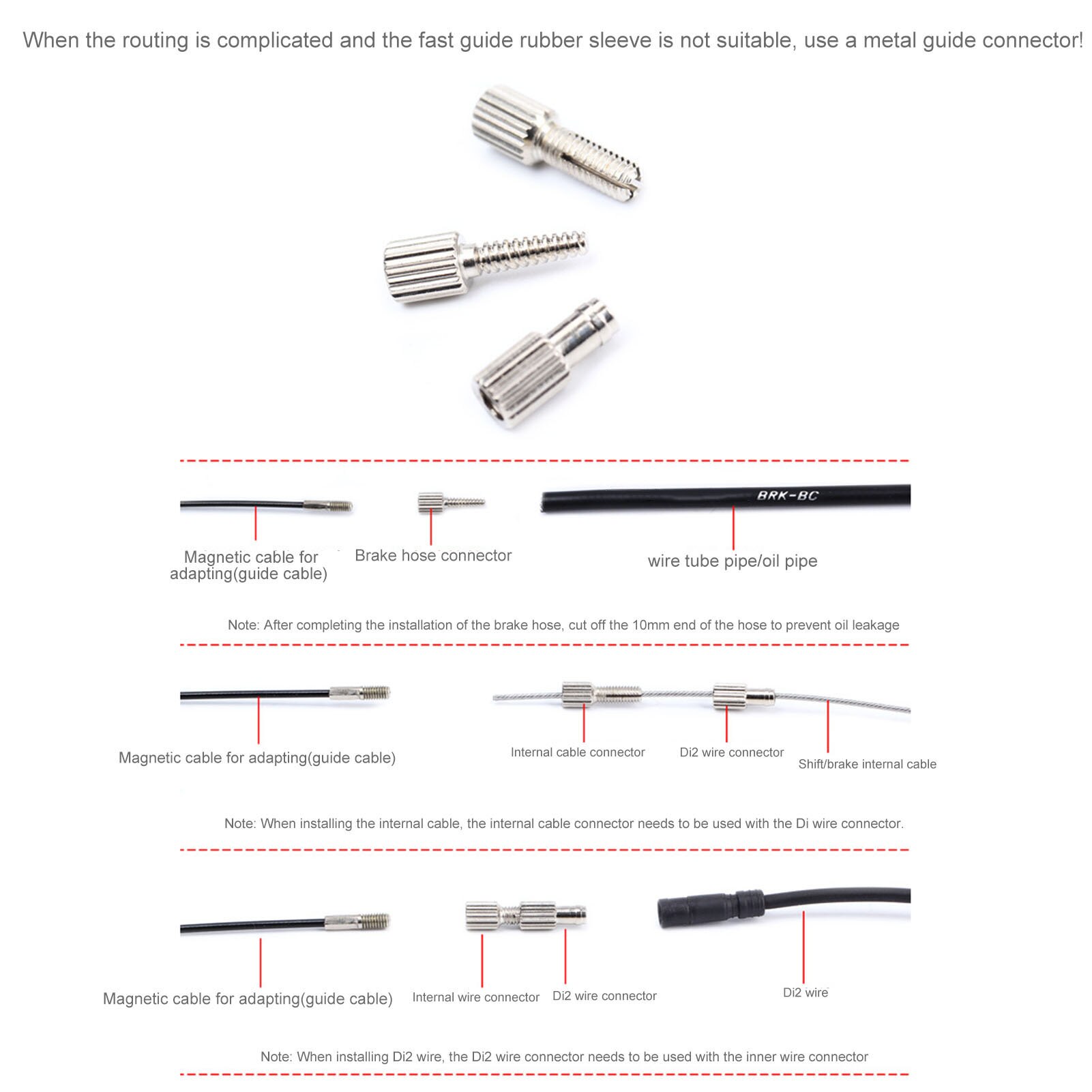 Fiets Interne Kabelgeleiding Tool Kit Mtb Racefietsen Shift Kabel Hydraulische Draad Innerlijke Kabel Gids Voor Fietsen Fiets Accessoires