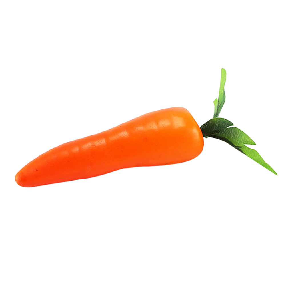 1 Uds. Zanahorias Mini espuma de plástico Artificial zanahoria frutas y verduras baya tienda hogar cocina accesorios de fotografía decorativos