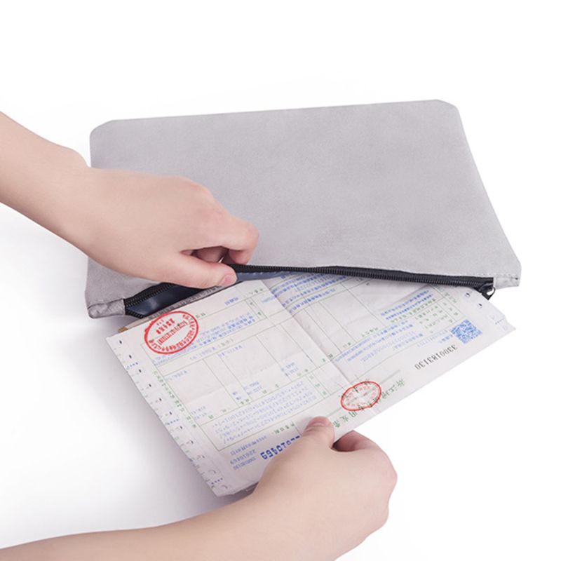 Bolsa de almacenamiento de documentos, estanca, gran capacidad, certificados, organizador de archivos para viaje a la oficina en casa