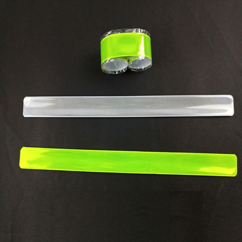 10Pc 38Cm Zichtbare Veiligheid Running Reflecterende Tape Bands Polsbandjes Spoke Reflectoren Fiets Reflecterende Armbanden Armbanden