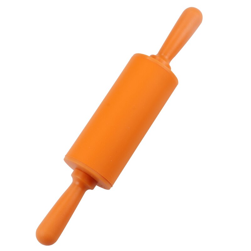 Silicone Rolling Pins Non-stick Bakvormen Fondant Rolling Pin met Plastic Handvat Gebak Gereedschap * NF