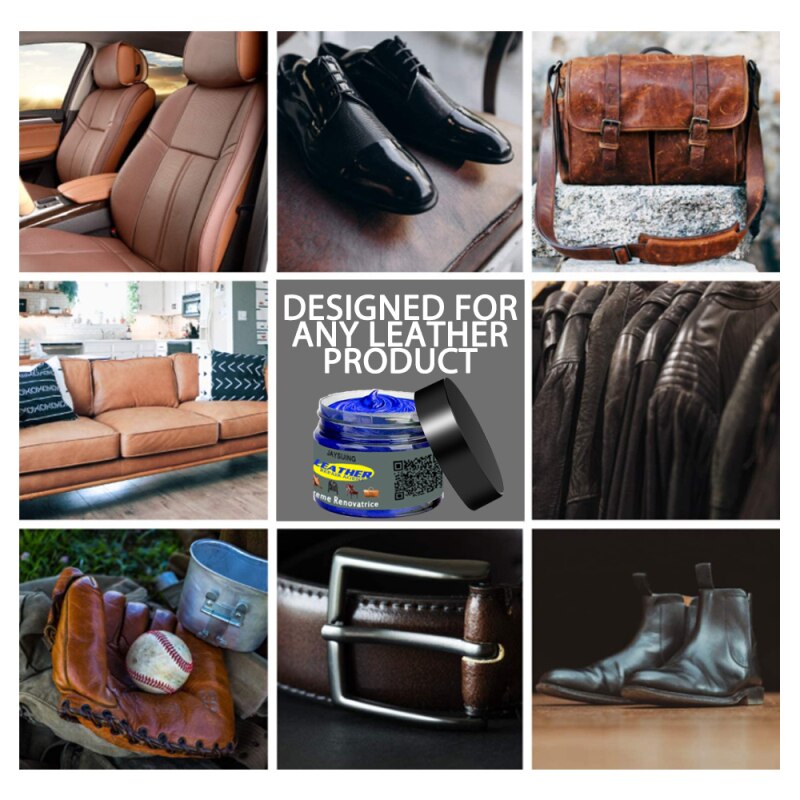 Geavanceerde Lederen Reparatie Gel Autostoel Thuis Leer Complementaire Kleur Reparatie Plakken Om Reparatie Brandwonden Gaten Rips Lederen Refurbishe