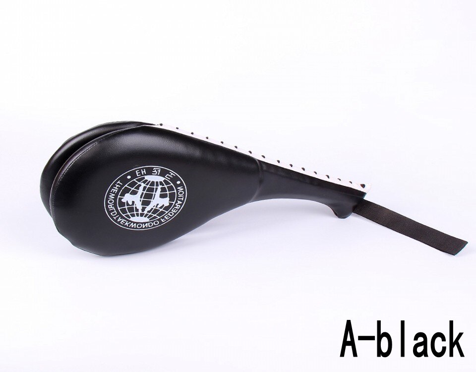 Kinderen Taekwondo Karate Focus Pad Pu Rebound Super Strakke Shi Spons Dubbele Kick Pad Doel Multifunctionele Training Doel 1 Pcs: A-black