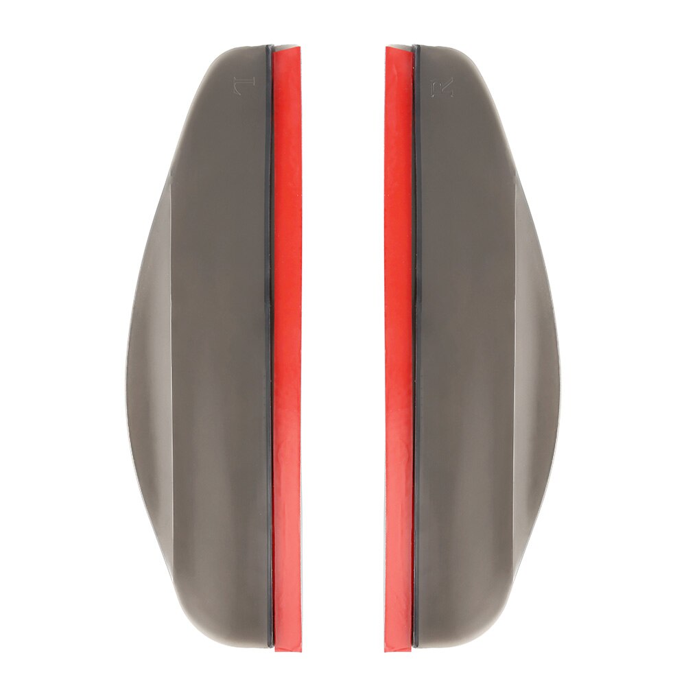 2 pieces Car Rear View Side Mirror Rain Board Sun Visor Shade Shield Flexible Protector For Car Rearview Mirror Car Styling: Black