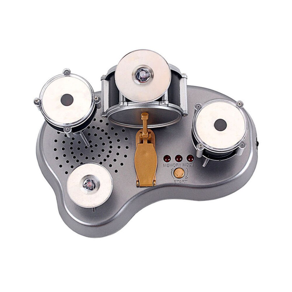 1 Pc Finger Drum Set LED Light Percussion Finger Drum Set Musical Instrument for Children