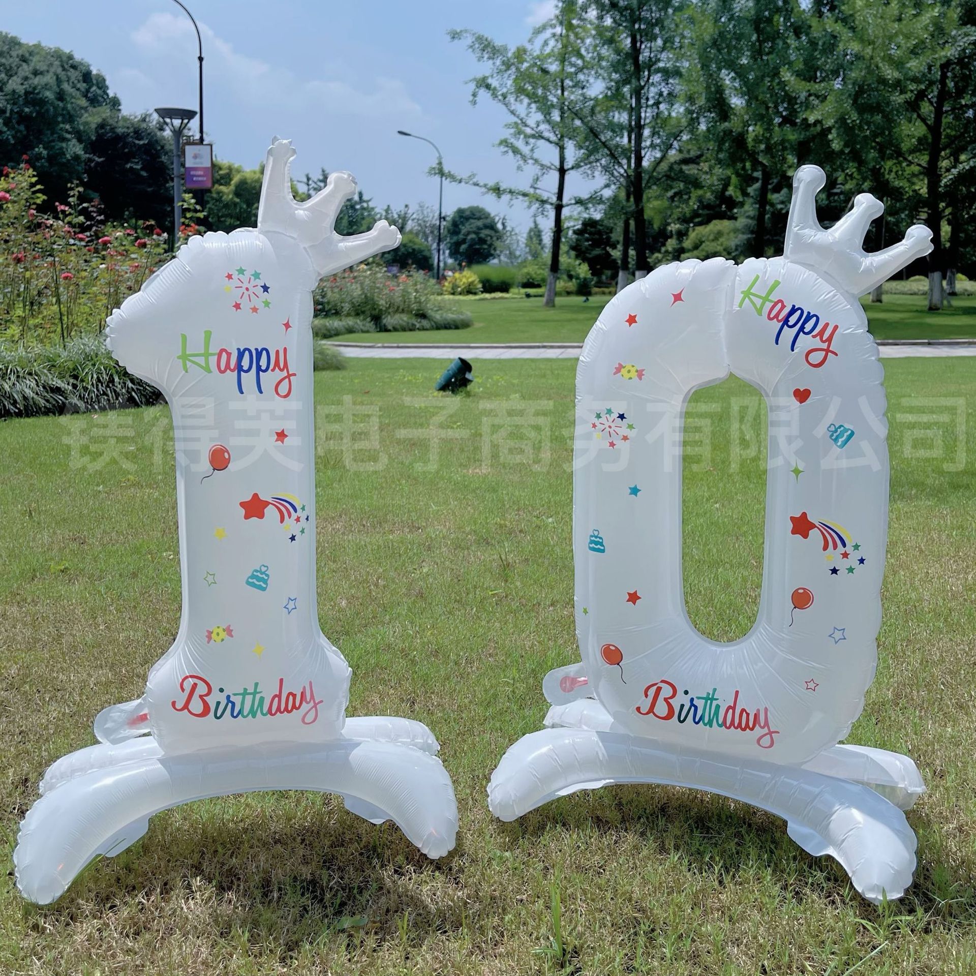 32Inch Foil Birthday Balloons Helium Standing Number Balloon 0-9 Happy Birthday Wedding Party Decorations Shower Figures Globos