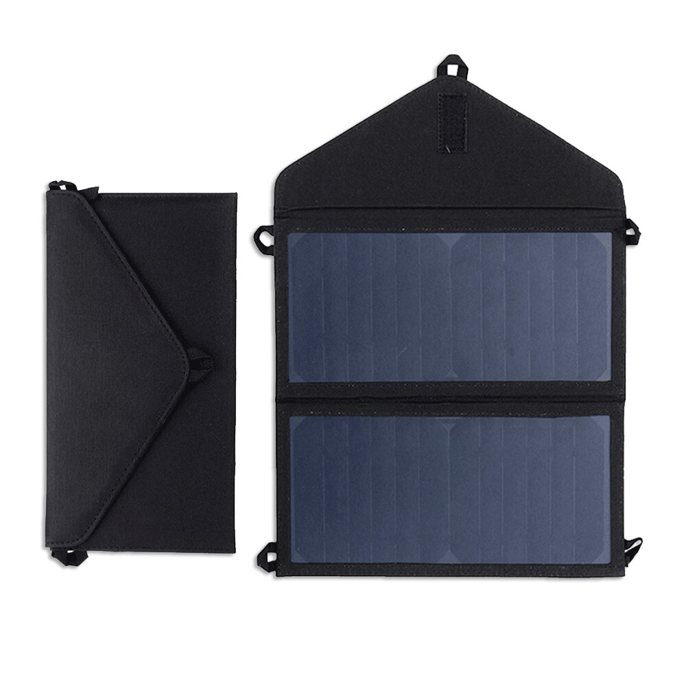 Sunpower Solar Panel 20W Solar Cell Output Device Mobile Phone Outdoor Power Bank Photovoltaic Smart Fast Charging Folding Bag