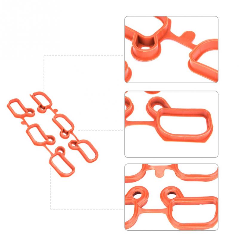 ACM Rubber Engine Intake Manifold Gasket Seal Set Car Accessories for BMW 3 5 X Z Series E36 E39 E46 E60 E85 M54 11611436631