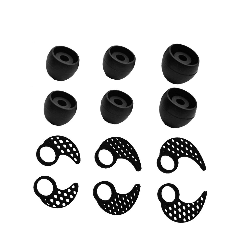 Zachte Siliconen Oor Tips Oorhaakjes Voor Jaybird Bluebuds X X2 & X3 Bluetooth Sport Koptelefoon Vervangen Oordopjes Eargels Oor haken