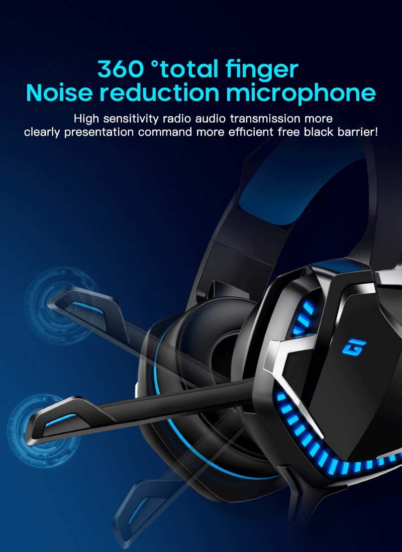 Headsets Wired Game Earphones 7.1 Gaming Headphones Deep bass Stereo Casque with Microphone for PS4 xbox PC Laptop gamer