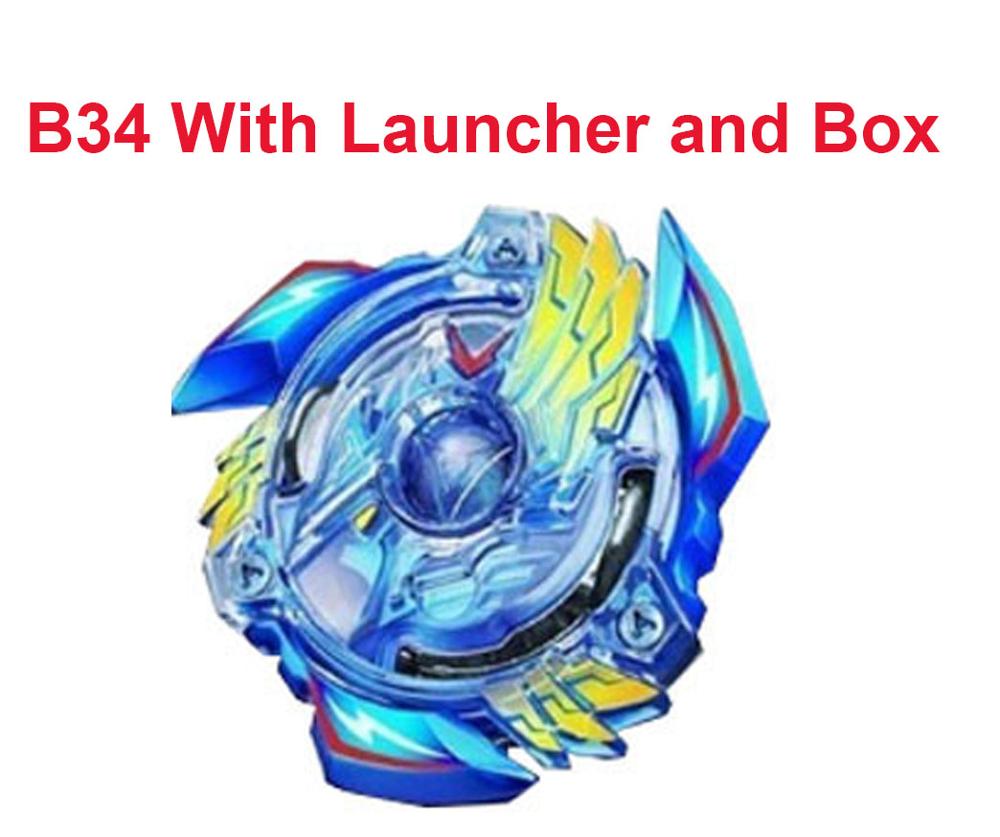 L&#39;ultimo Beyblade d&#39;oro Burst GT B140 B144 B145 con scatola Metal Fusion God Spin Top Toy Boy Gift: b34with box