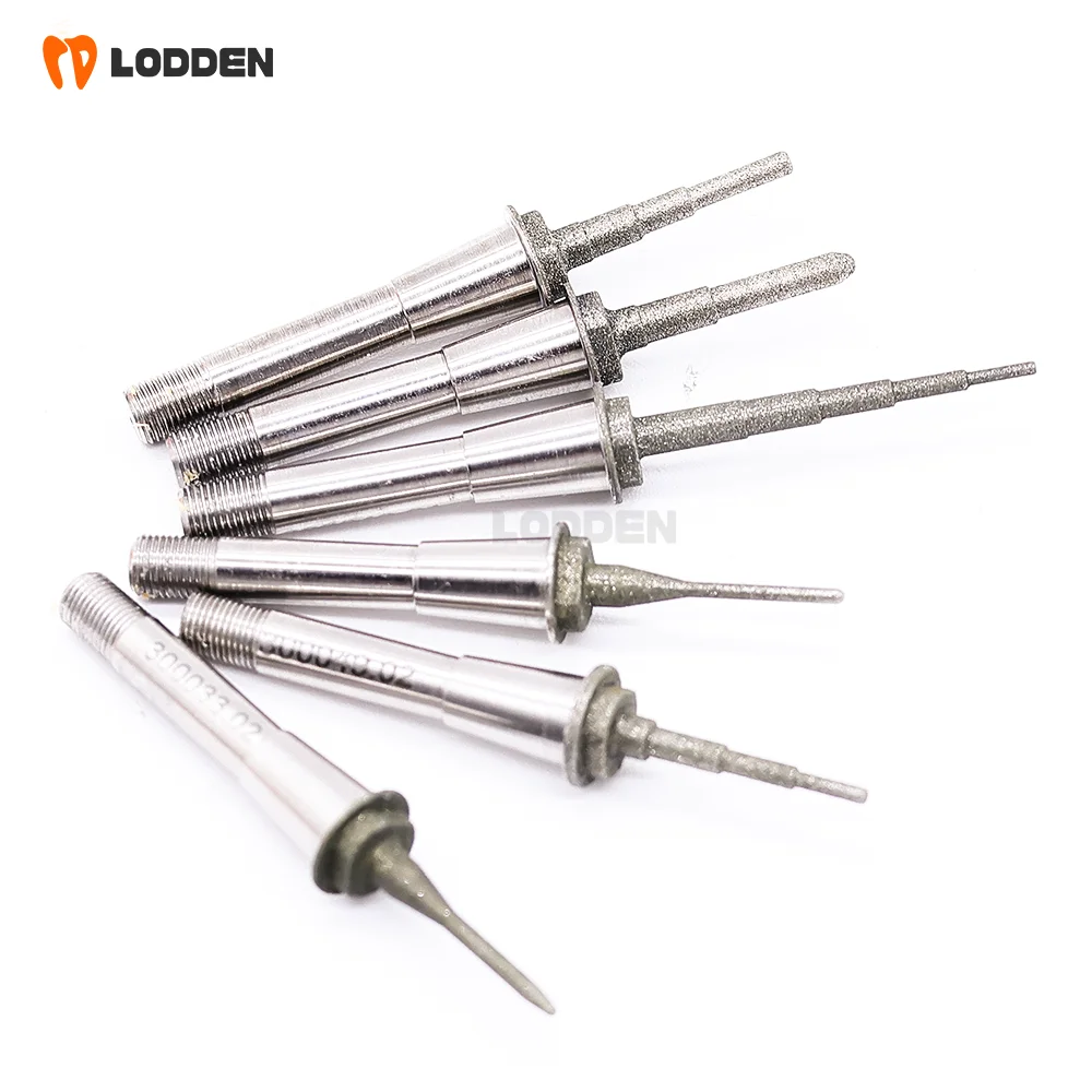 LODDEN Cerec Sirona MCXL Cerec fresas para disilicato de litio Zirconia PMMA 1 Uds taladros de laboratorio Dental herramientas de molienda de diamante