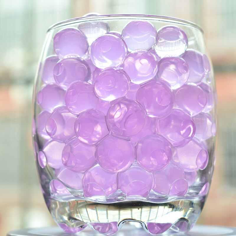 10000 st /20 påsar odlingsbollar geléfärgade vattenpärlor för plantering av blommor/bröllopsheminredning hydrogel: Rosa
