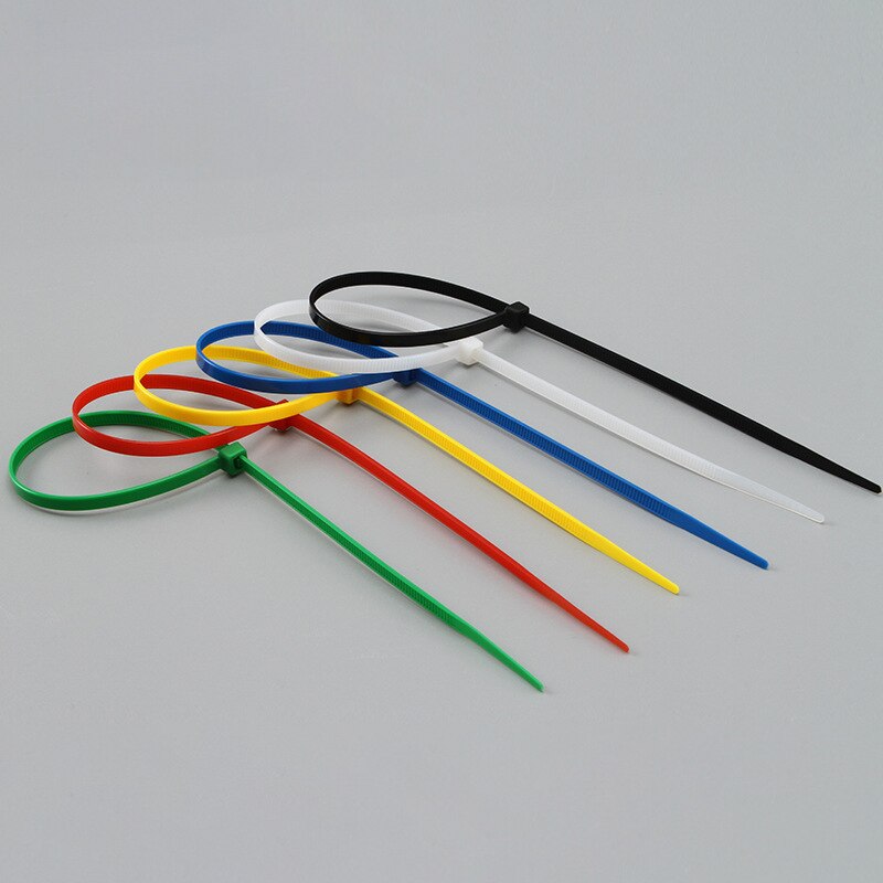 Kleurrijke Kabel Management Diverse Industriële Supply Fasteners Plastic Wire Zip Ties Organiser Nylon Elektrische Kabel Tie