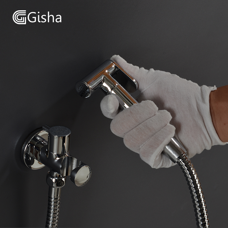 Gisha bidé grifos de latón baño grifo de Ducha bidé inodoro Bidet rociador baño lavadora mezclador musulmán Ducha Higienica G4002