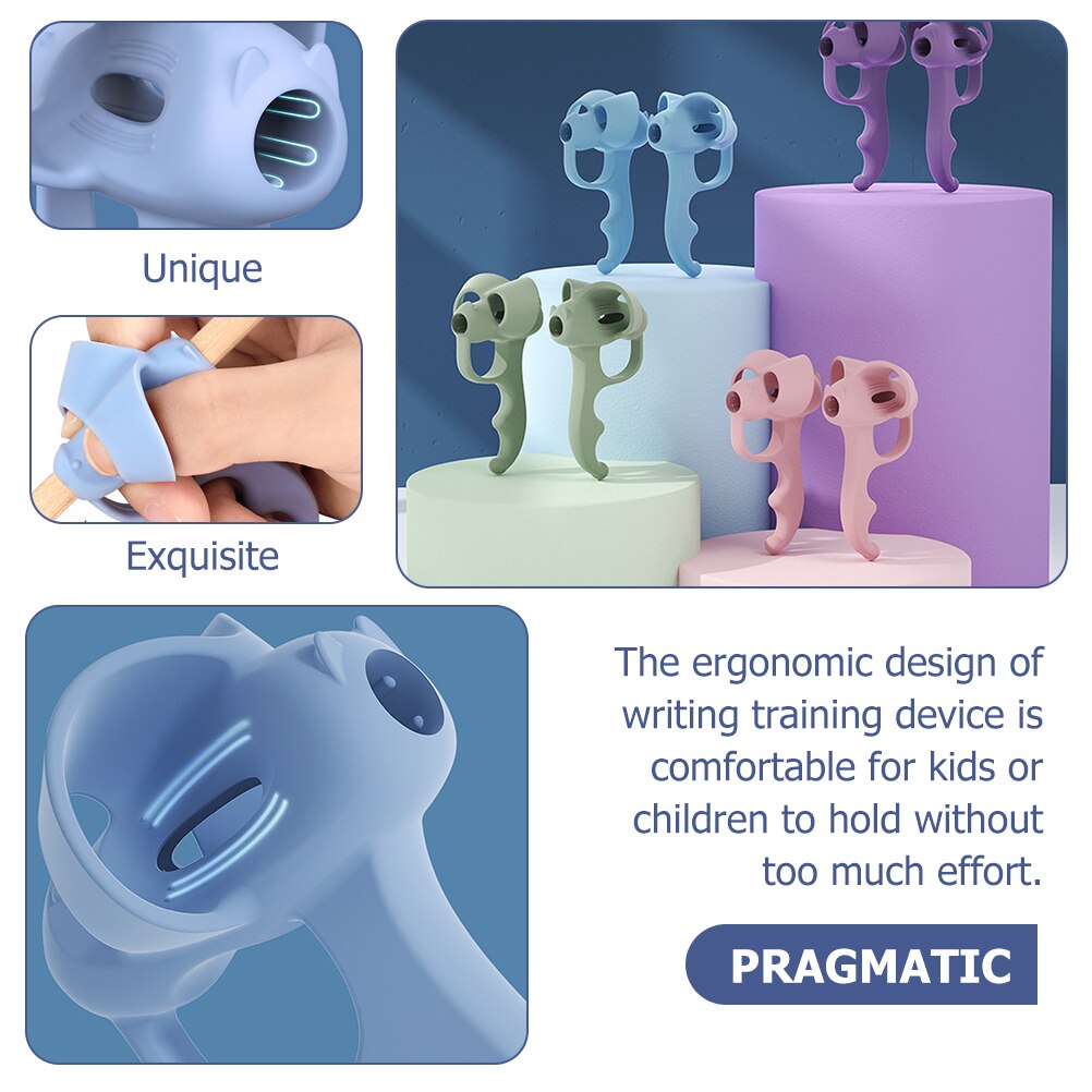 4pcs Children Pencil Aids Writing Training Devices Handwriting Correction Aids