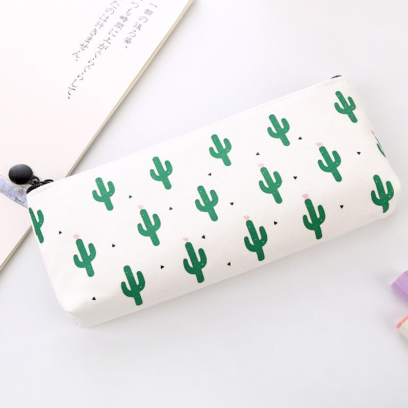 Leuke Kawaii Canvas Etui Hoge Capaciteit Pen Zakken Leuke Brief Potlood Zakken Voor Meisjes Schoolbenodigdheden Koreaanse Briefpapier: 15