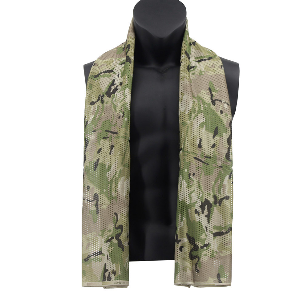 Jagd Gittergewebe Atmungsaktive Schal 165*48 cm Taktische Bandana Spezielle Bedienungen Tarnung Gesicht Handtuch Gewehr Tarnung Netz: Rosa
