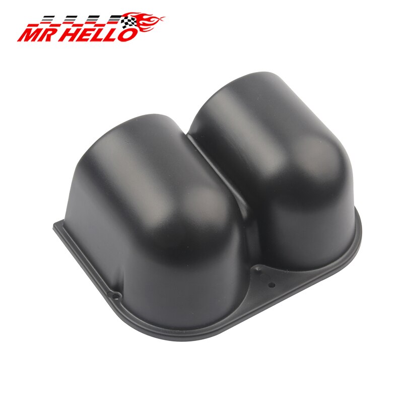 Black 2" 52mm Car Motor Dual Hole Dash Gauge Pod Mount Holder