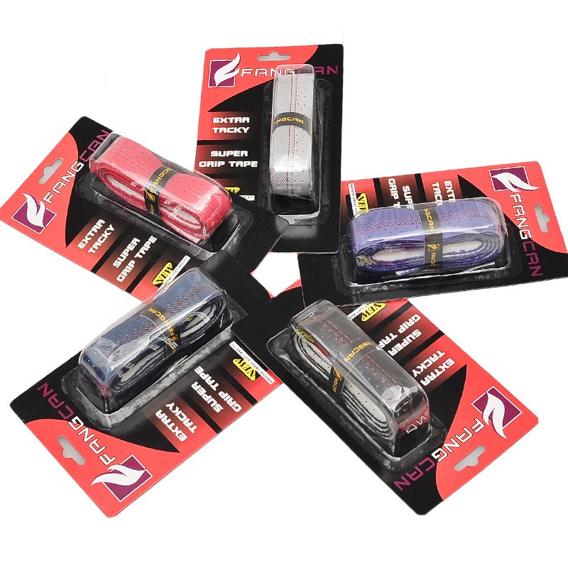 5pcs FANGCAN FCLG-03 Embalagem do Cartão 1.9 MILÍMETROS PU Substituição Descolador Anti-skid Grip Overgrip para Raquete De Tênis Badminton raquete
