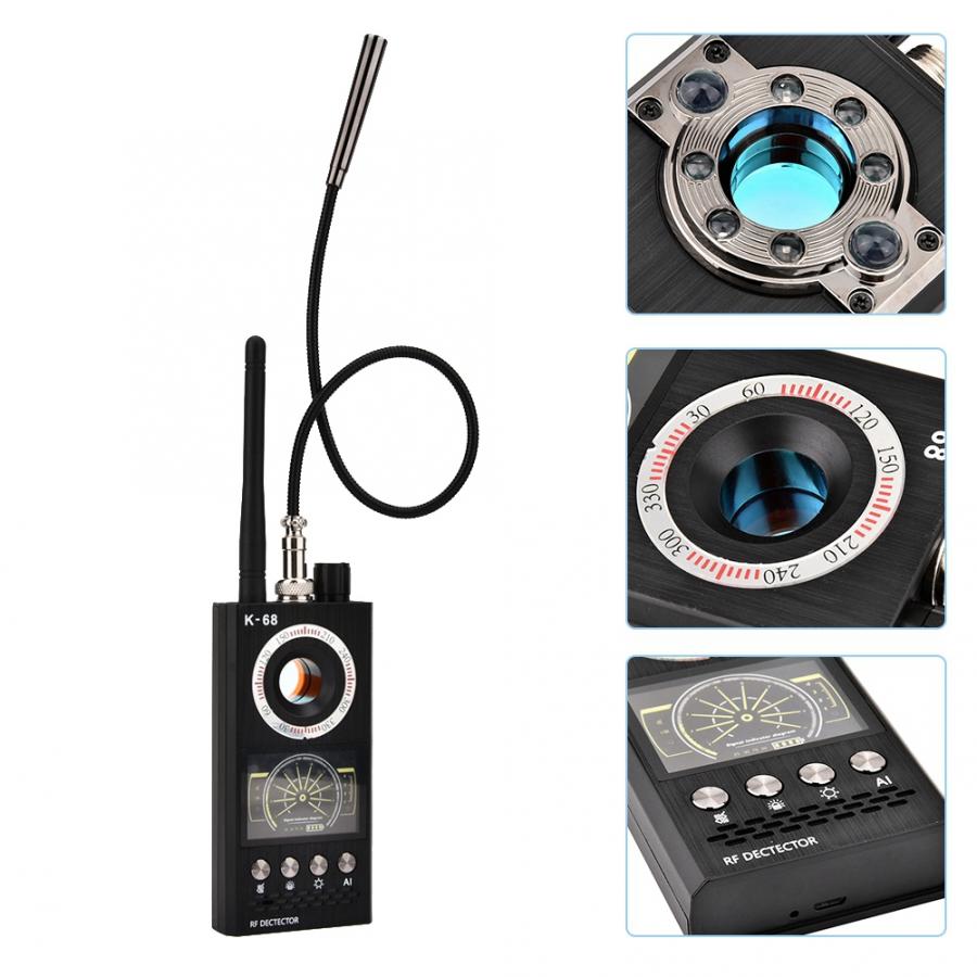 K68 T9000 Wireless Signal Detector Portable Anti-sneak Anti-Tracking Detectors GPS Radio Scanner Protect Antenna