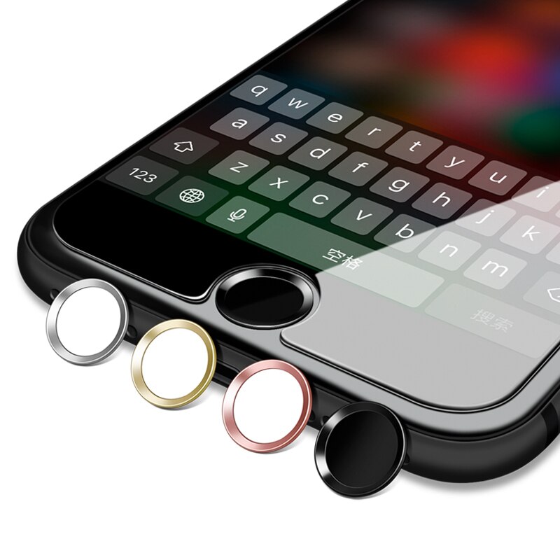 Touch ID Home Button Sticker Stickers voor iPhone 7 6 s 6 plus 5 s 5 se 5c Vingerafdruk Unlock voor iPad 2/3/4 air mini pro Decals