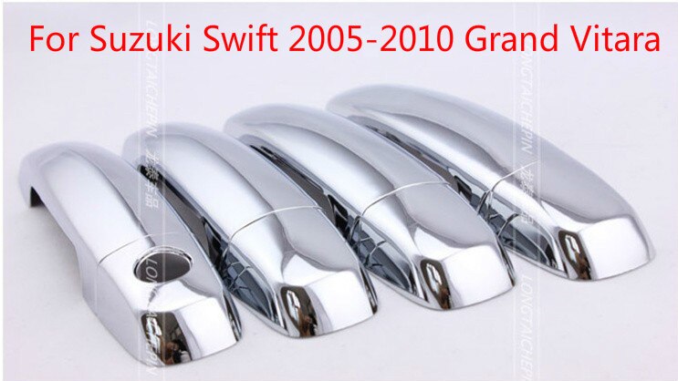 Voor Suzuki Swift 2005 Grand Vitara 2005 2006 2007 Chrome Autodeur handvat Cover Trim Sticker
