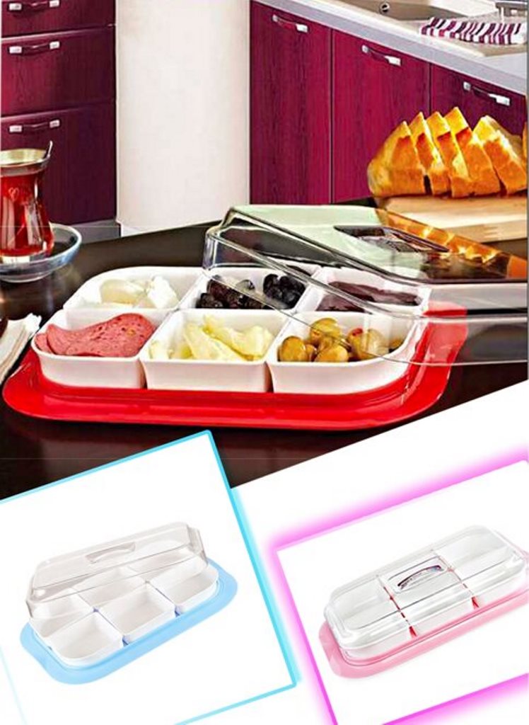 6 compartments Breakfast