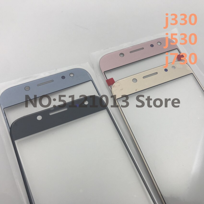 Original For Samsung Galaxy J3 J330 J5 J530 J7 J730 Touch Screen Front Glass Panel TouchScreen LCD Outer Lens