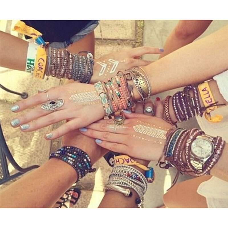 Handgefertigtes, gewebtes Armbinde Ich bin boho-stil mit regenbogenmuster, glücksbringer-freundschaftsarmbänder für damen und herren, boho-fransen, geflochtener schmuck