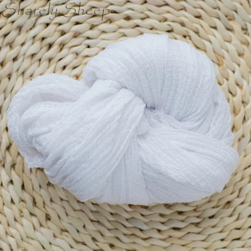 Pasgeboren Fotografie Props Baby Meisje Jongen Fotoshoot Poseren Stretch Wrap Mand Filler bebe foto Deken Accessoires Props