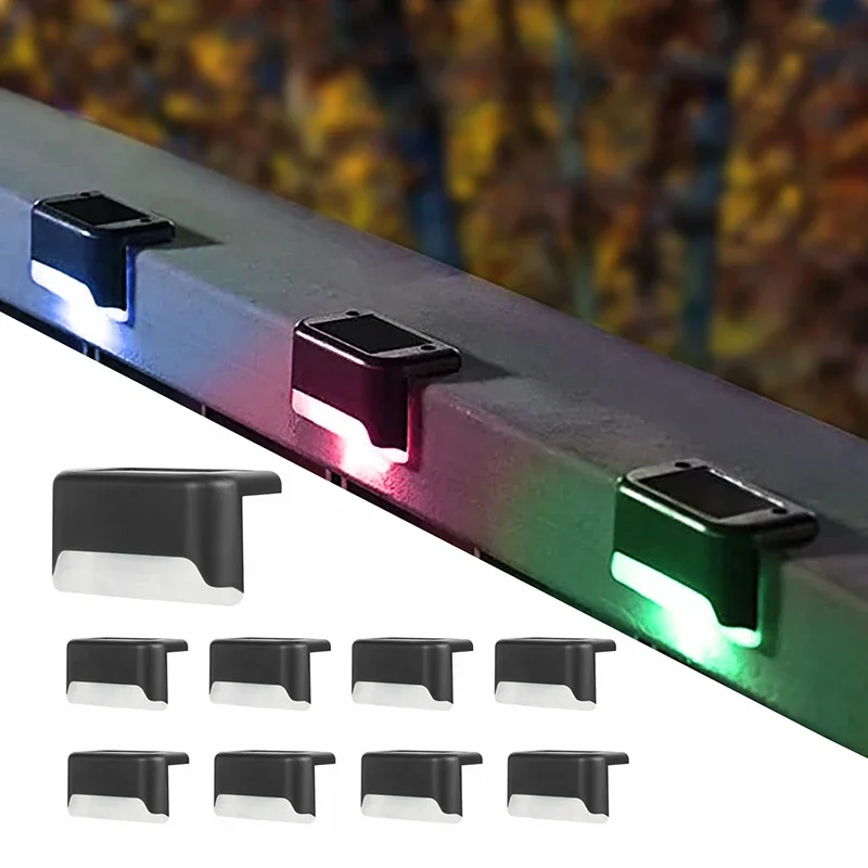 Lampy solarne LED Ogród na zewnątrz Balkon Klatka schodowa Ogrodzenie Balustrada Światła Dziedziniec Wodoodporne słoneczne zewnętrzne dekoracyjne kinkiety: Las zielony