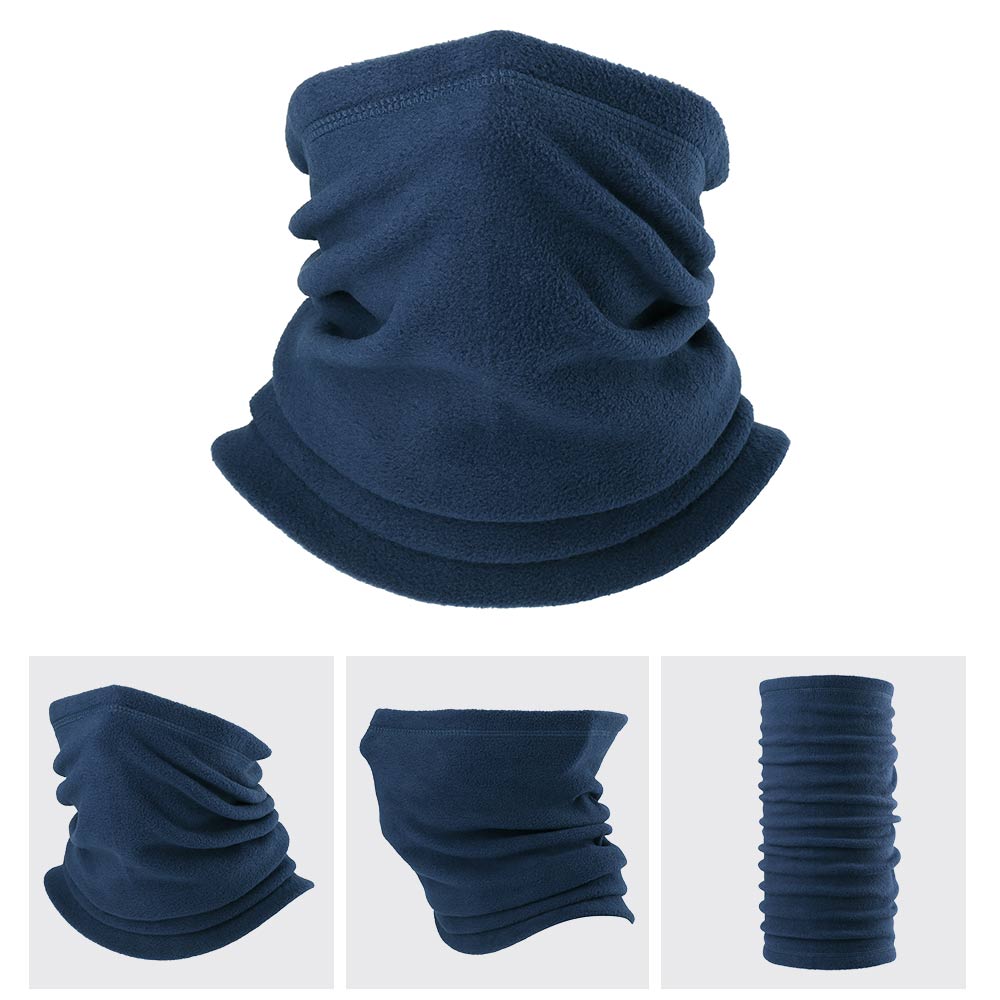 Vinter varmare hals damask kall termisk halvansikte fleece tubskydd cykling skidor vandring bandana halsduk män kvinnor balaclava unisex