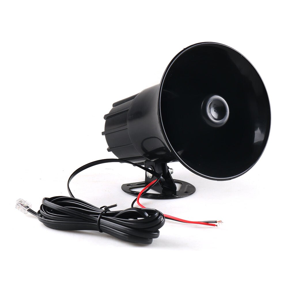 Sirène à Air 12V 50W 120db, klaxon d&#39;alarme, mégaphone pour voiture, camion, micro, haut-parleur, 7 sons, pour voiture, Van, camion, Train, bateau, camping-Car