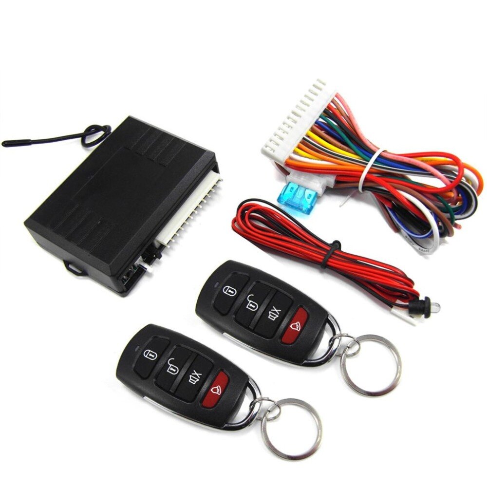 Fahrzeug Keyless Eintrag System Universal- 12V Auto Fernbedienung Zentrale Bausatz Anti-diebstahl Türschloss Mit Fernbedienung Regler