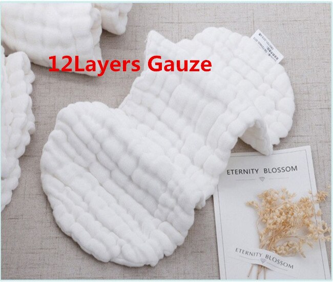 5Pcs Reusable Baby Diaper Inserts 10/12 Layers Washable Cloth Diaper Nappies Liners Cotton Pocket Diapers Inserts: 5Pcs 12Layers / 36x15