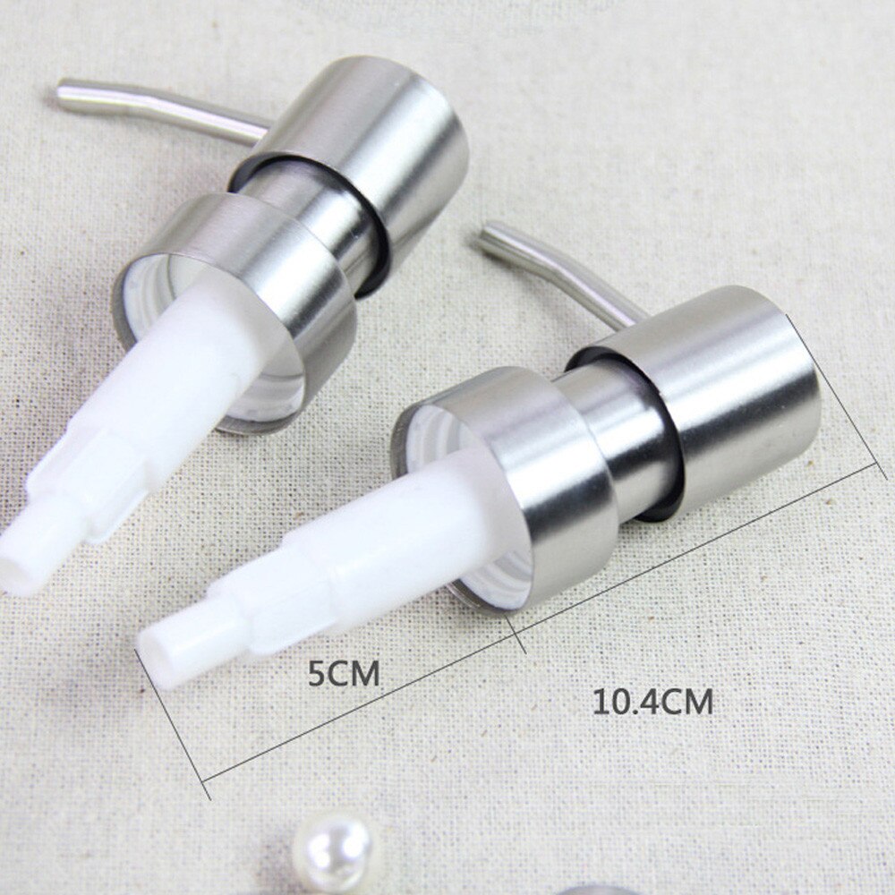 304 Stainless Steel Soap Pump Liquid Lotion Dispenser Replacement Jar Tube Stainless Steel Soap Liquid Lotion Dispenser