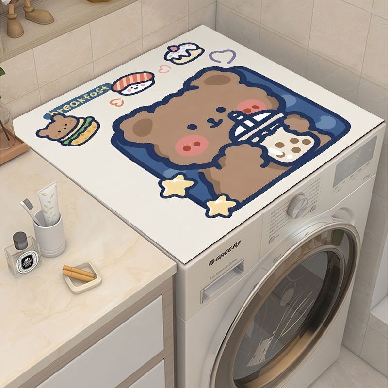 matt für Trommelwaschmaschinen, Sonnenschutz für Kieselgurte und staubdichte matt, Kühlschrank-Arbeitsplattenschutz, saugfähige matt: 45x70cm / Marine Blau