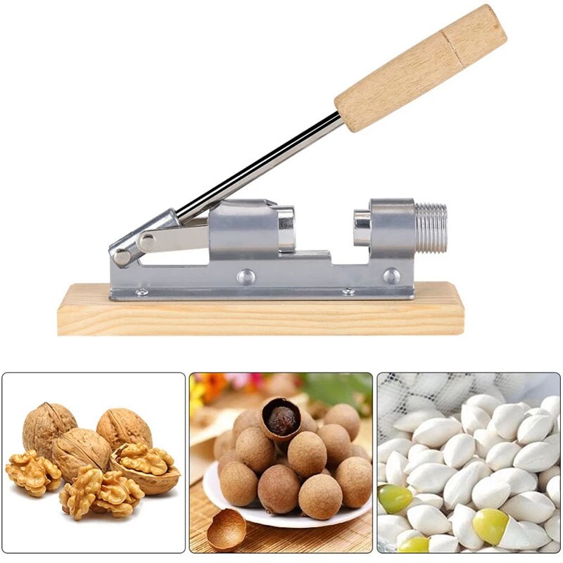 Heavy Duty Pecan Filbert Walnut Nut Hazelnut Cracker Nutcracker Clamp Plier Sheller Crack Almond Kitchen Clip Tool Machine