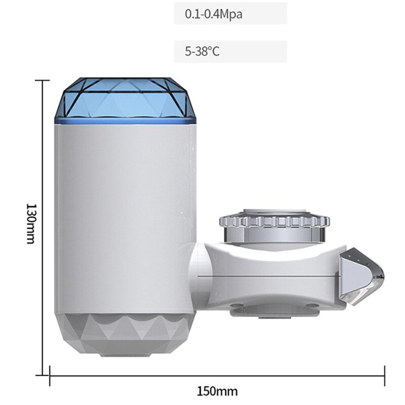 Køkken vandhane vandfilter dyse husholdningsarmatur filter vandhaner til køkkenhane rensning fjern urenheder: 1 vandrenser