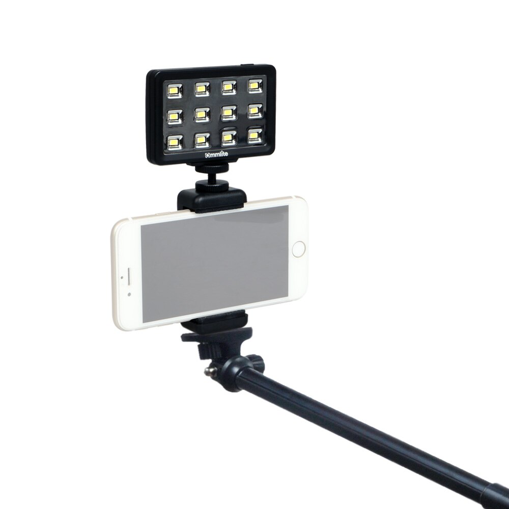 Led Video Licht Commlite CM-PL12 Ii Hoge Cri&gt; 95 Super Heldere Draagbare Multi-Functionele Mini Video Licht Voor smartphone Camera