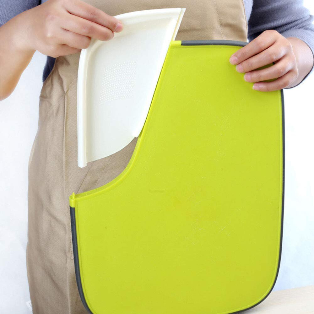 Double-sided Rice Shell Cutting Board Mildew Kitchen Chopping Board Baby Food Supplement Drain Sink Bamboo Straw Chopping Board